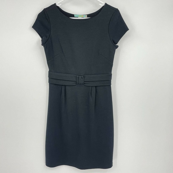 Boden Dresses & Skirts - Boden Short Sleeve Solid Black Dress Women's Size 6